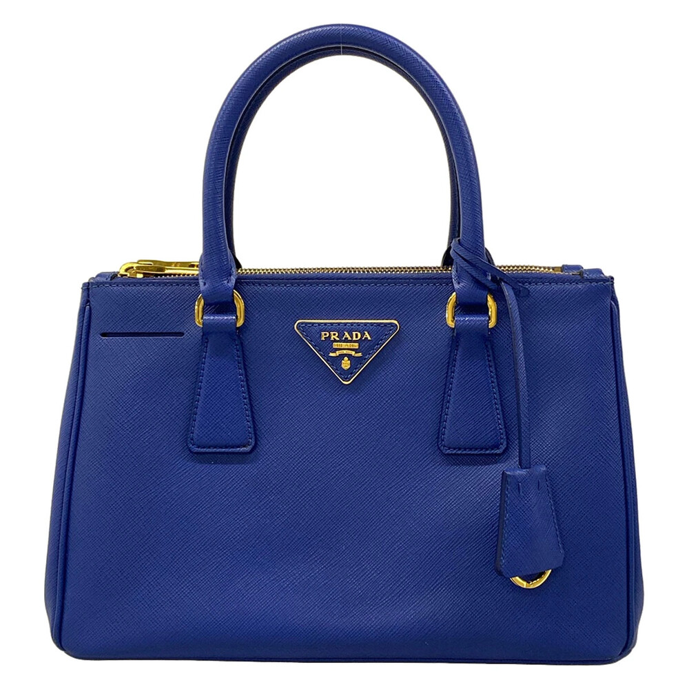 Prada Galleria Mini Bag Blue Saffiano #358028P15B